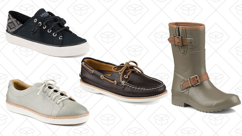 Seacoast Isle Sneaker, $28 | Gold Cup Cruz Sneaker, $81 | Gold Cup Authentic Original 2-Eye Boat Shoe, $91 | Walker Fog Rain Boot, $57